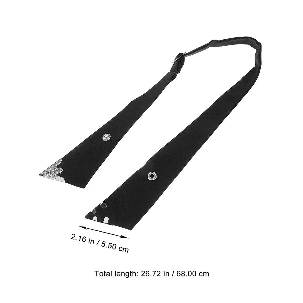 2個セット ブラッククロスボウタイ 男女兼用 調節可能な布製 - Bow Tie Pre Tied のレビューと価格